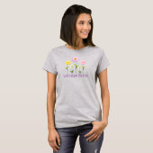 Let Hope Bloom Floral Zinnia Inspirational Spring T-Shirt (Vorne ganz)