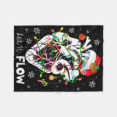 Let It Flowing Xmas Anatomy Santa Heart Part Cardi Fleecedecke (Vorderseite (Horizontal))