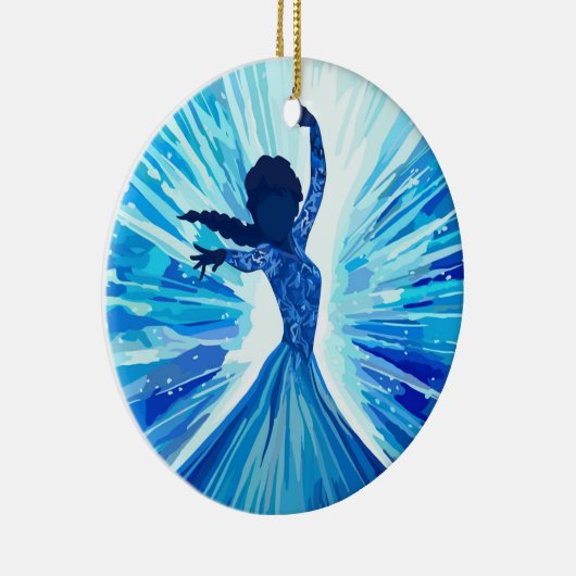 Let It Go Keramik Ornament (Rechts)