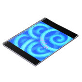 Let It Go Notebook – Royal Blue Swirl Aesthetic Jo Notizblock (Linke Seite)