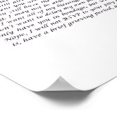 Let It Go Poster (Ecke)