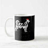 Let It Howl Snow Funny Pun Winter Siberian Husky C Kaffeetasse (Links)