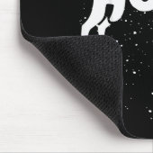 Let It Howl Snow Funny Pun Winter Siberian Husky C Mousepad (Ecke)