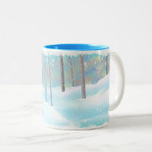 "Let it Snow" 11 oz Snowman Tasse (VorderseiteRechts)