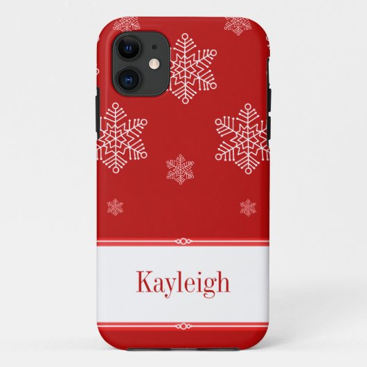Let it Snow BT iPhone 5 Fall, Red Case-Mate iPhone Hülle (Rückseite)