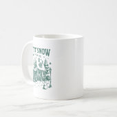 Let It Snow But For Ice Funny Christmas Kaffeetasse (Vorderseite Links)