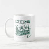 Let It Snow But For Ice Funny Christmas Kaffeetasse (Links)