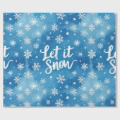 Let It Snow, Christmas, Author Natasha Us Geschenkpapier (Flach)