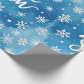  Let It Snow, Christmas, Author Natasha Us   Geschenkpapier (Ecke)