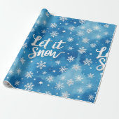  Let It Snow, Christmas, Author Natasha Us   Geschenkpapier (Ungerollt)
