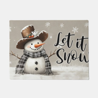 Let It Snow Christmas Doormat – Festive Welcome Ma Fußmatte