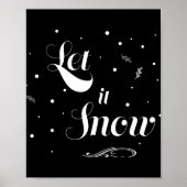Let It Snow Christmas Holiday Cool Toddler T Shirt Poster (Vorne)