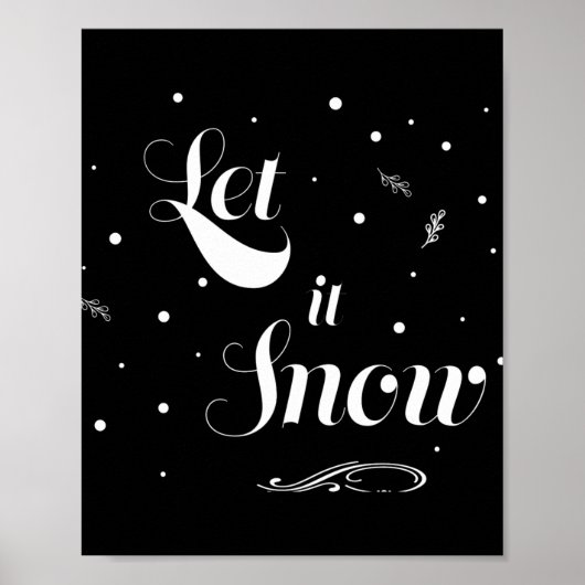 Let It Snow Christmas Holiday Cool Toddler T Shirt Poster (Vorne)