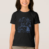 Let It Snow, Family Holidays Tri-Blend Shirt (Vorderseite)