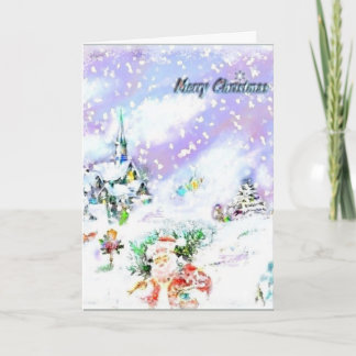 Let It Snow Feiertagskarte