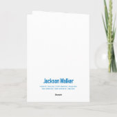 Let It Snow (Globe) Greeting Card Karte (Rückseite)