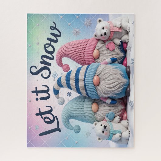Let It Snow Gnomes Puzzle (Vertikal)