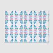 Let It Snow Happy Snowman Seidenpapier (Vorderseite)