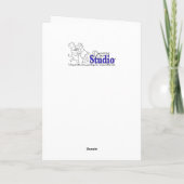 "Let it Snow" - Holiday Notecard Dankeskarte (Rückseite)