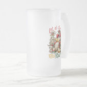 Let It Snow I'll Be Reading  Mattglas Bierglas (VorderseiteRechts)