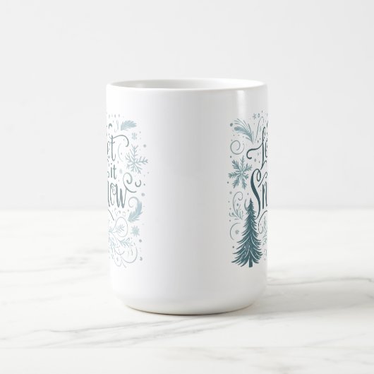 Let it snow kaffeetasse (Mittel)