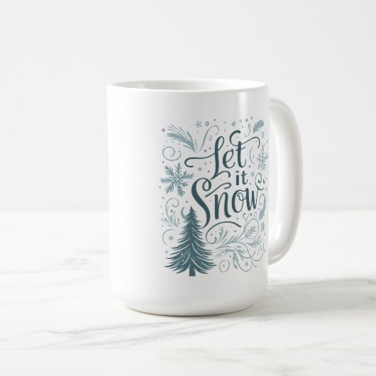 Let it snow  kaffeetasse (VorderseiteRechts)