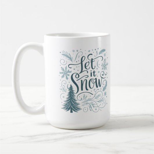 Let it snow  kaffeetasse (Links)