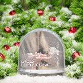 Let It Snow Let It Glow Engagement Picture Winter Schneekugeln (Weihnachten)