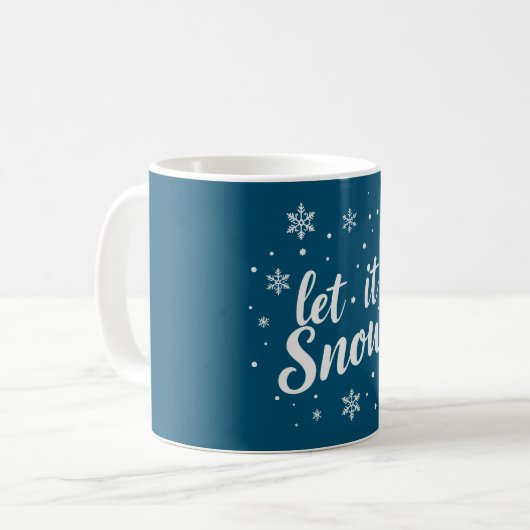 Let it snow, let it glow! kaffeetasse (Vorderseite Links)