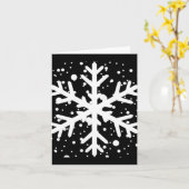 Let It Snow One Big Snowflake T Shirt  Karte (Gelbe Blume)