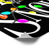 Let It Snow Somewhere Else Funny Christmas  Poster (Ecke)