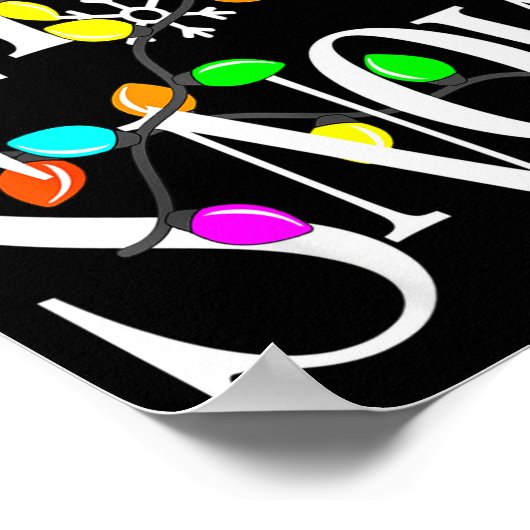 Let It Snow Somewhere Else Funny Christmas Poster (Ecke)