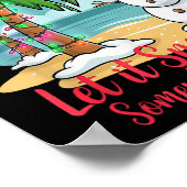 Let It Snow… Somewhere Else – Trocal Christmas Fun Poster (Ecke)