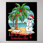 Let It Snow… Somewhere Else – Trocal Christmas Fun Poster (Vorne)