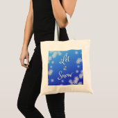Let It Snow tote Tragetasche (Vorderseite (Produkt))