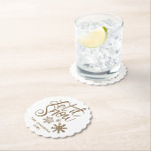 "Let it Snow" Weihnachts-Party Paper Untersetzer (Vor Ort)