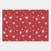 "Let it snow" wrapping Paper Flat Sheet Set 3 Geschenkpapier Set (Vorderseite 2)