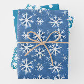 Let It Snow Wrapping Paper Sheets Geschenkpapier Set (Beispiel)