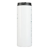 Let it snow Xmas Christmas tree  Thermosbecher (Rückseite)