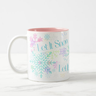 Let It Snow! Zweifarbige Tasse