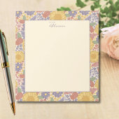 Let Joy Bloom –Floral Notepad with Joyful Message  Notizblock