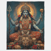 Let Kali Lead Fleecedecke (Vorderseite)