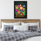 Let kindness bloom. leinwanddruck (Insitu (Schlafzimmer))