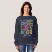 Let kindness bloom. sweatshirt (Vorne ganz)
