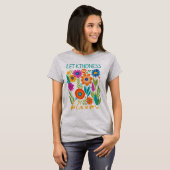 Let kindness bloom.  T-Shirt (Vorne ganz)