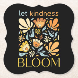 Let kindness bloom untersetzer