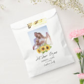 Let Love Grow l Sunflower Seeds Photo Wedding Geschenktütchen (Versiegelt)