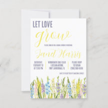 Let Love Grow, Pastel Gladiolus Bridal Dusche