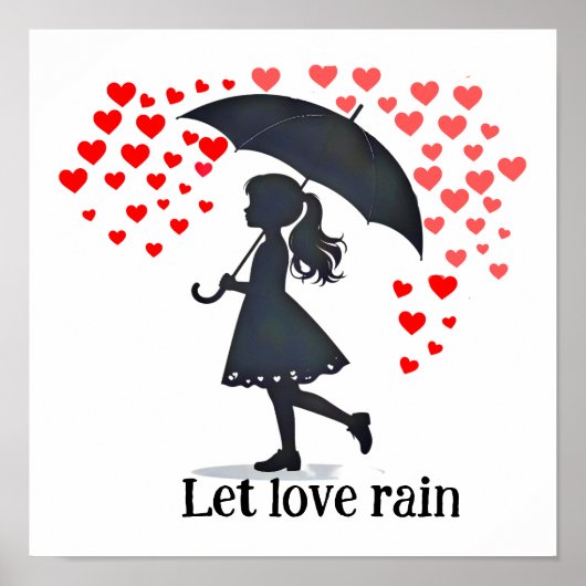 Let Love Rain Poster (Vorne)