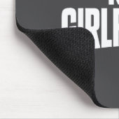 Let Me Ask My Girlfriend She Said No Funny Boyfrie Mousepad (Ecke)